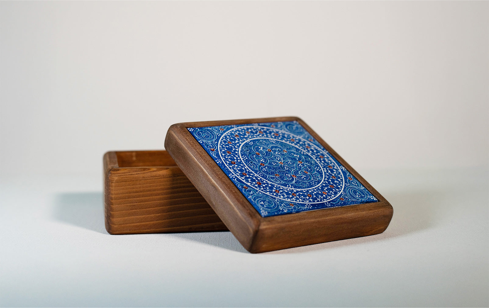 Handmade Wooden Box 1 Tile