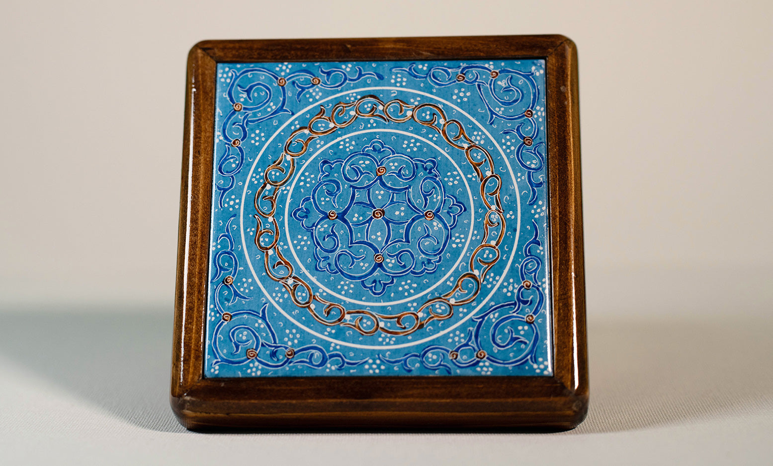 Handmade Wooden Box 1 Tile