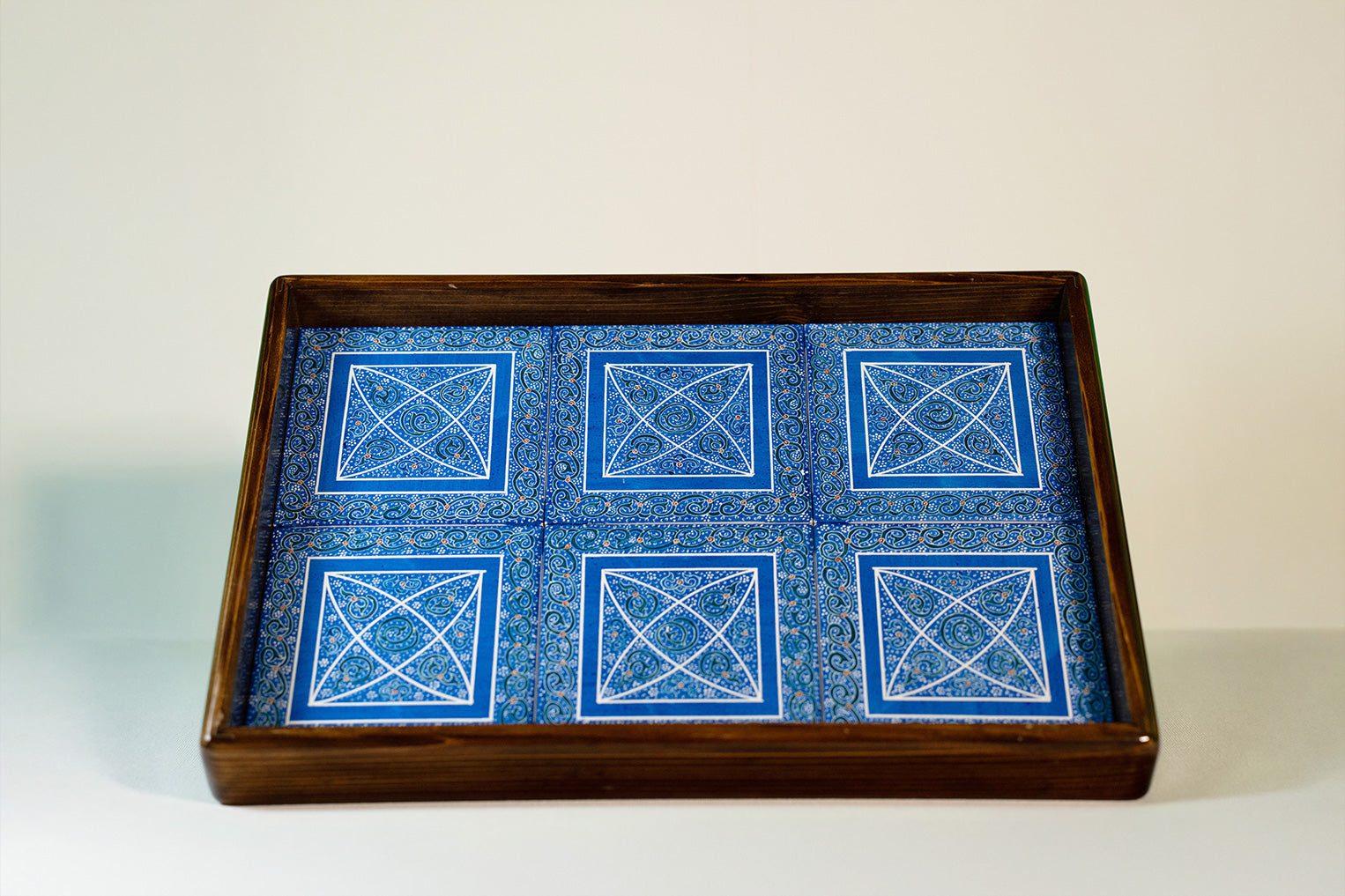 Handmade Wooden Trays - 6 Tiles