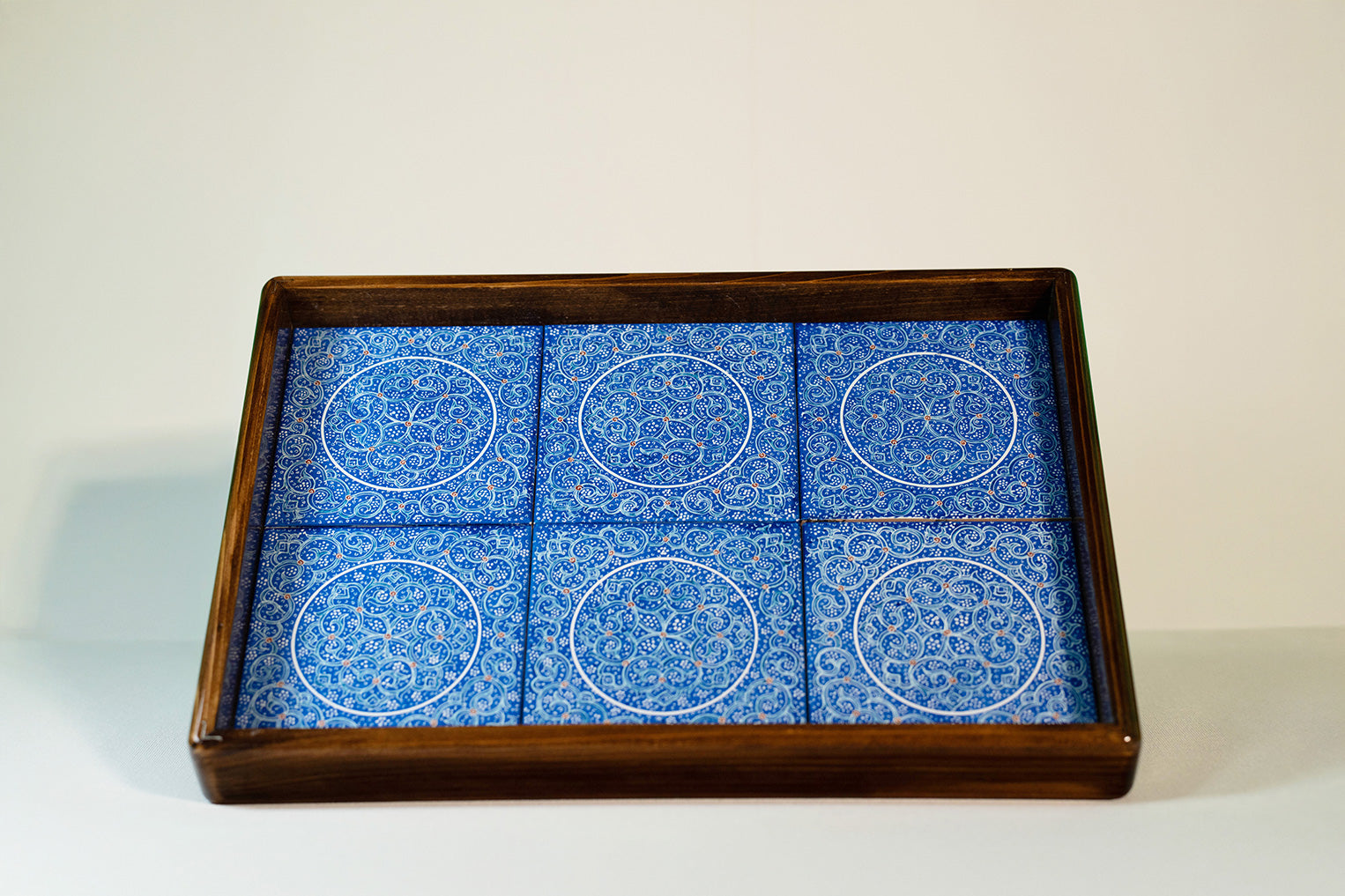 Handmade Wooden Trays - 6 Tiles