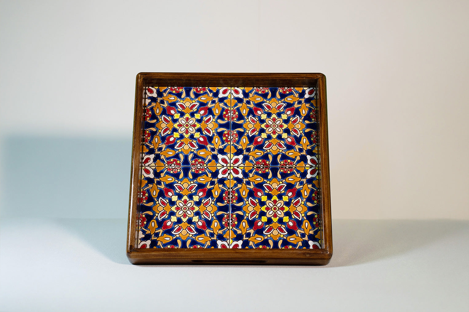 Handmade Wooden Trays - 4 Tiles