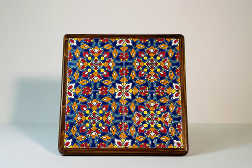 Handmade Wooden Box 4 Tile