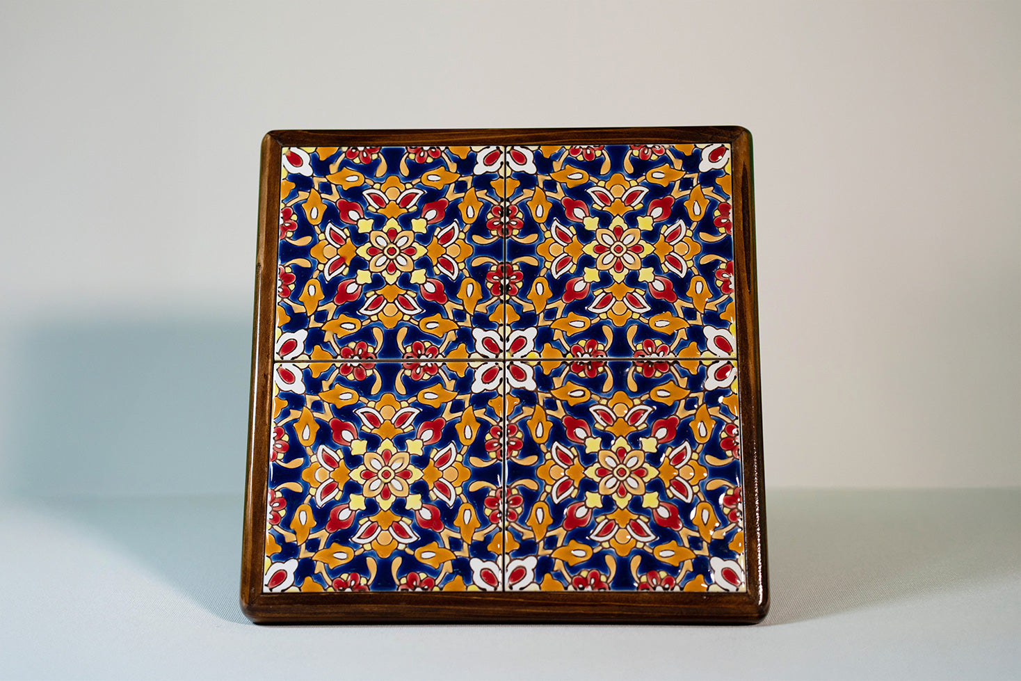 Handmade Wooden Box 4 Tile