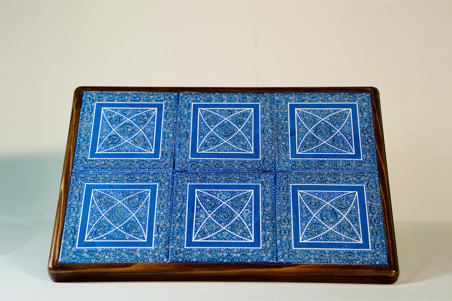 Handmade Wooden Box 6 Tile