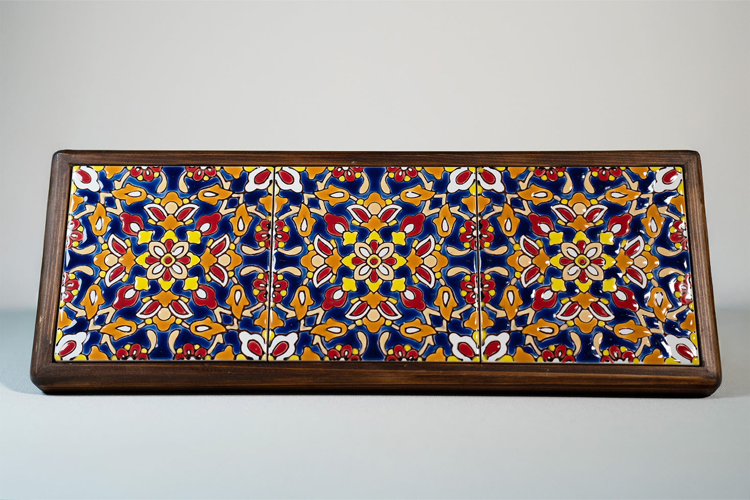 Handmade Wooden Box 3 Tile