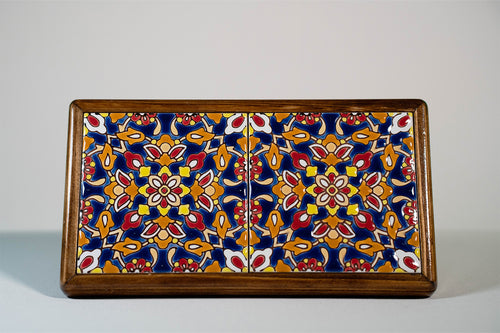 Handmade Wooden Box 2 Tile