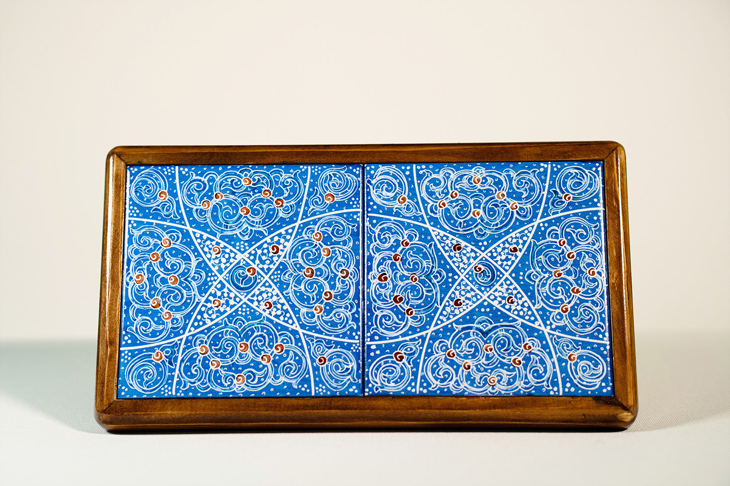 Handmade Wooden Box 2 Tile