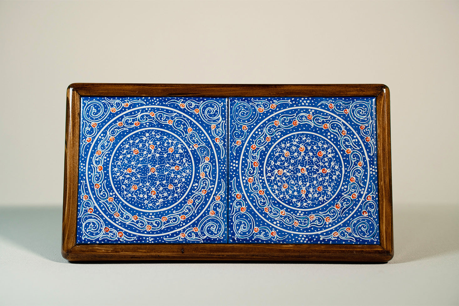 Handmade Wooden Box 2 Tile