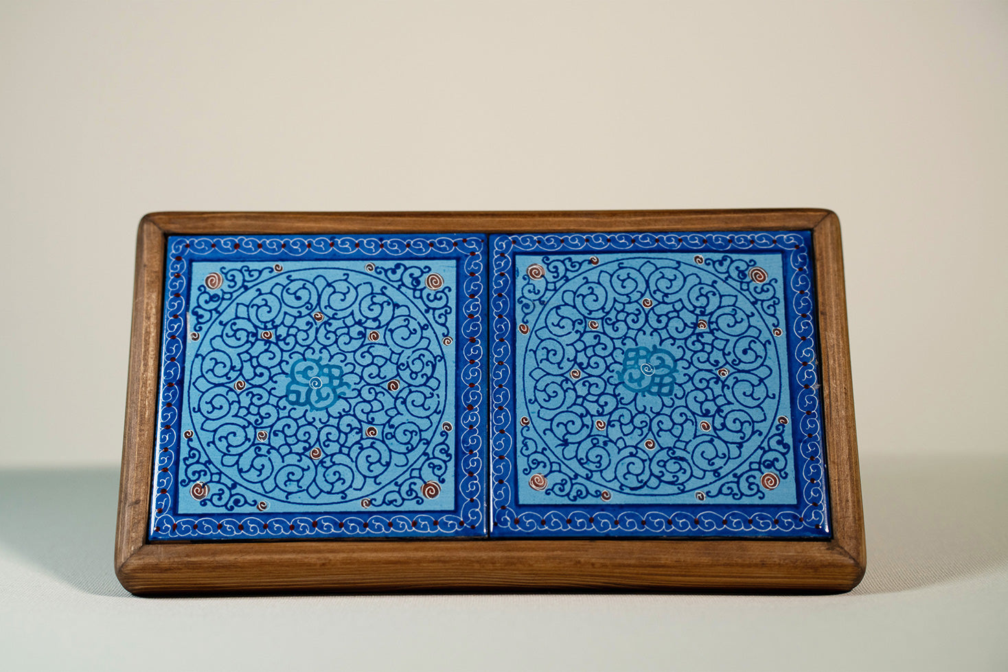 Handmade Wooden Box 2 Tile