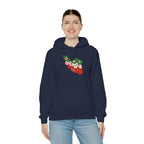 Iran Map Floral Hoodie