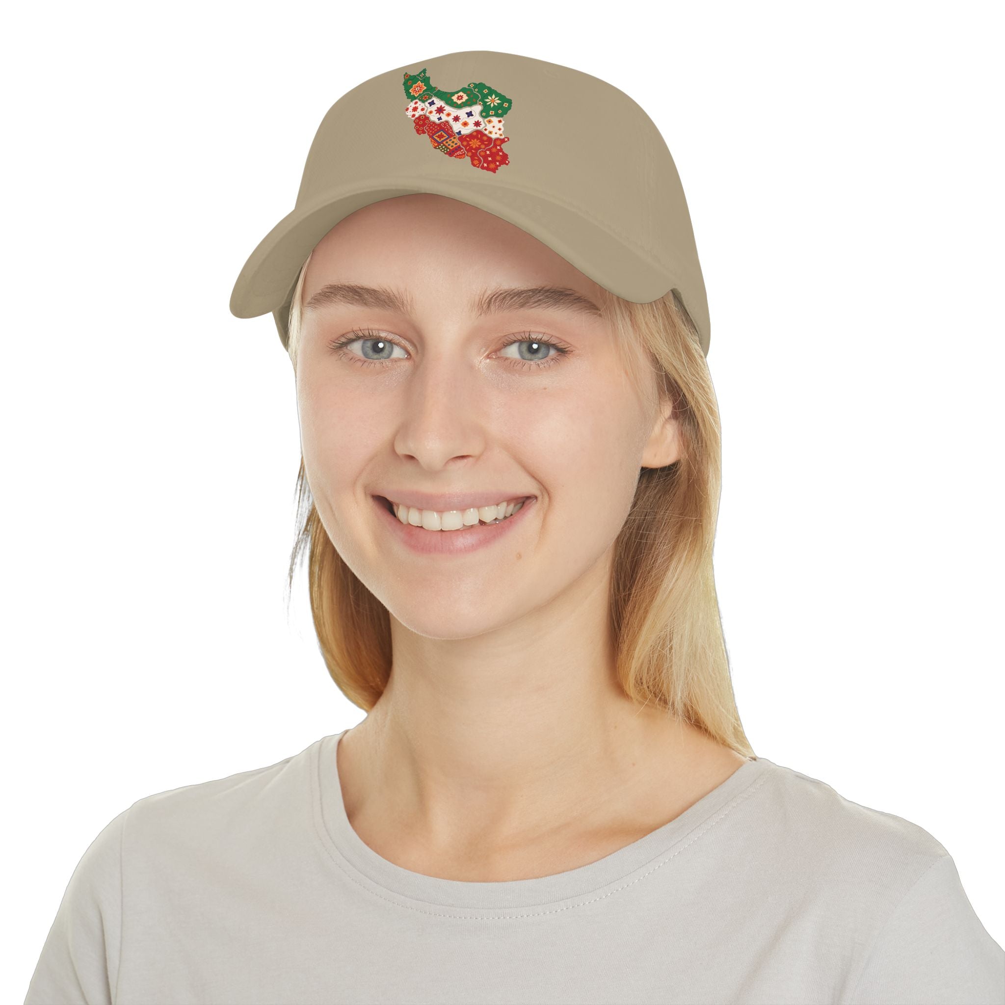 Iran Map Baseball Cap