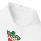 Iran Map Floral Hoodie- Unisex