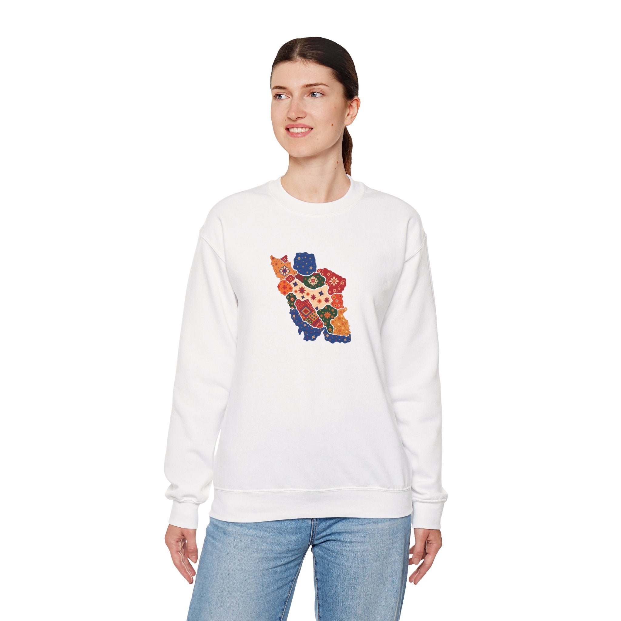 Persian Pattern Map Sweatshirt- Unisex