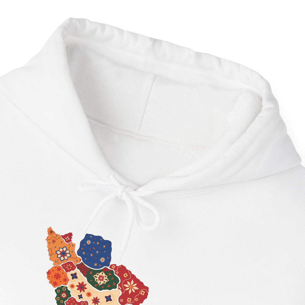 Persian pattern Map Hoodie- Unisex