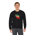 Iran Map Floral (Flag Colors) Sweatshirt- Unisex