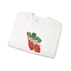 Iran Map Floral (Flag Colors) Sweatshirt- Unisex