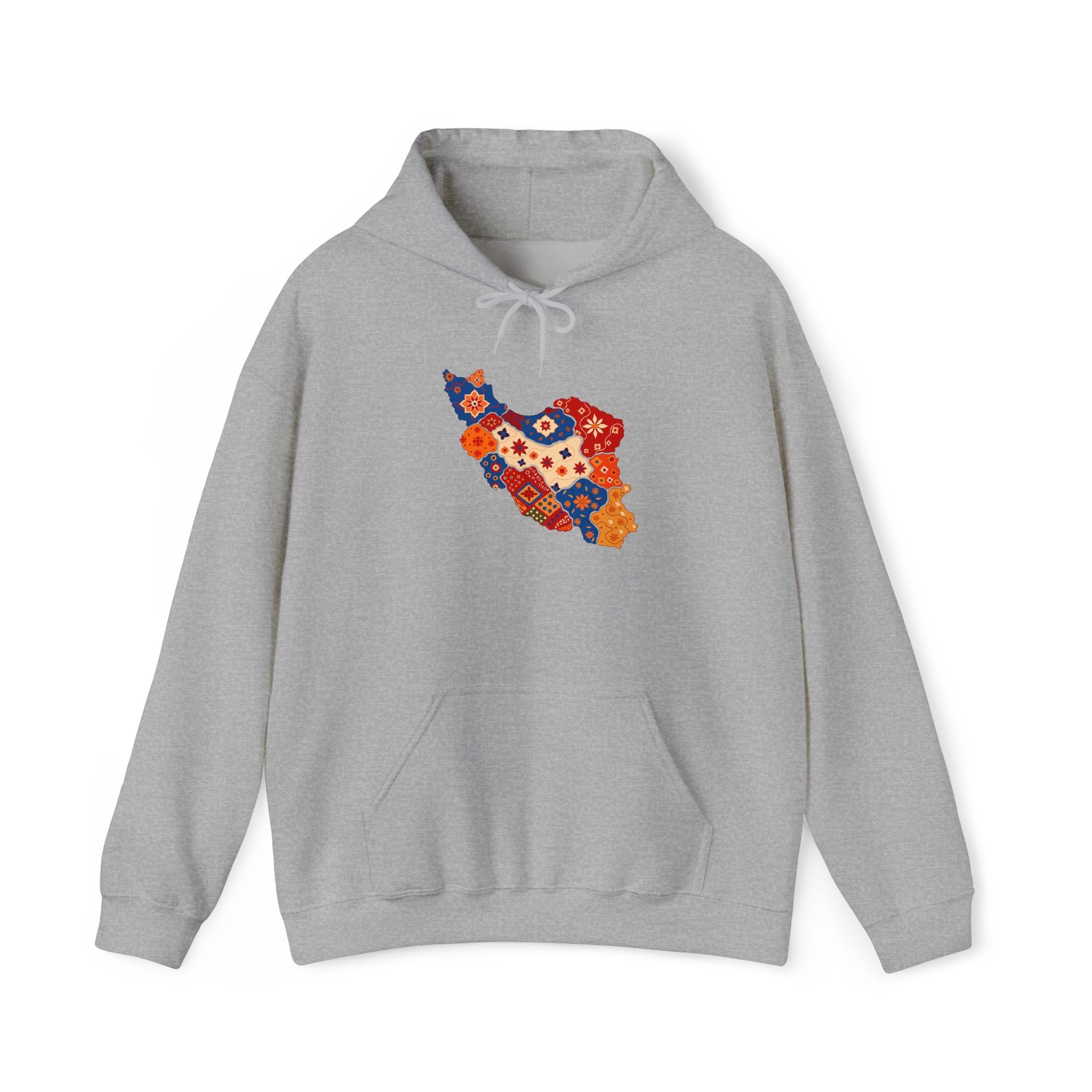 Persian pattern Map Hoodie