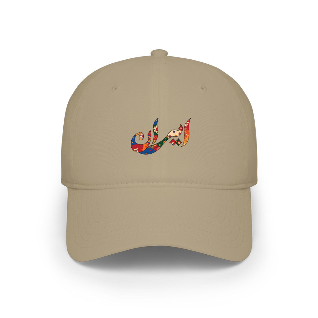 Iran Script Low Profile Baseball Cap