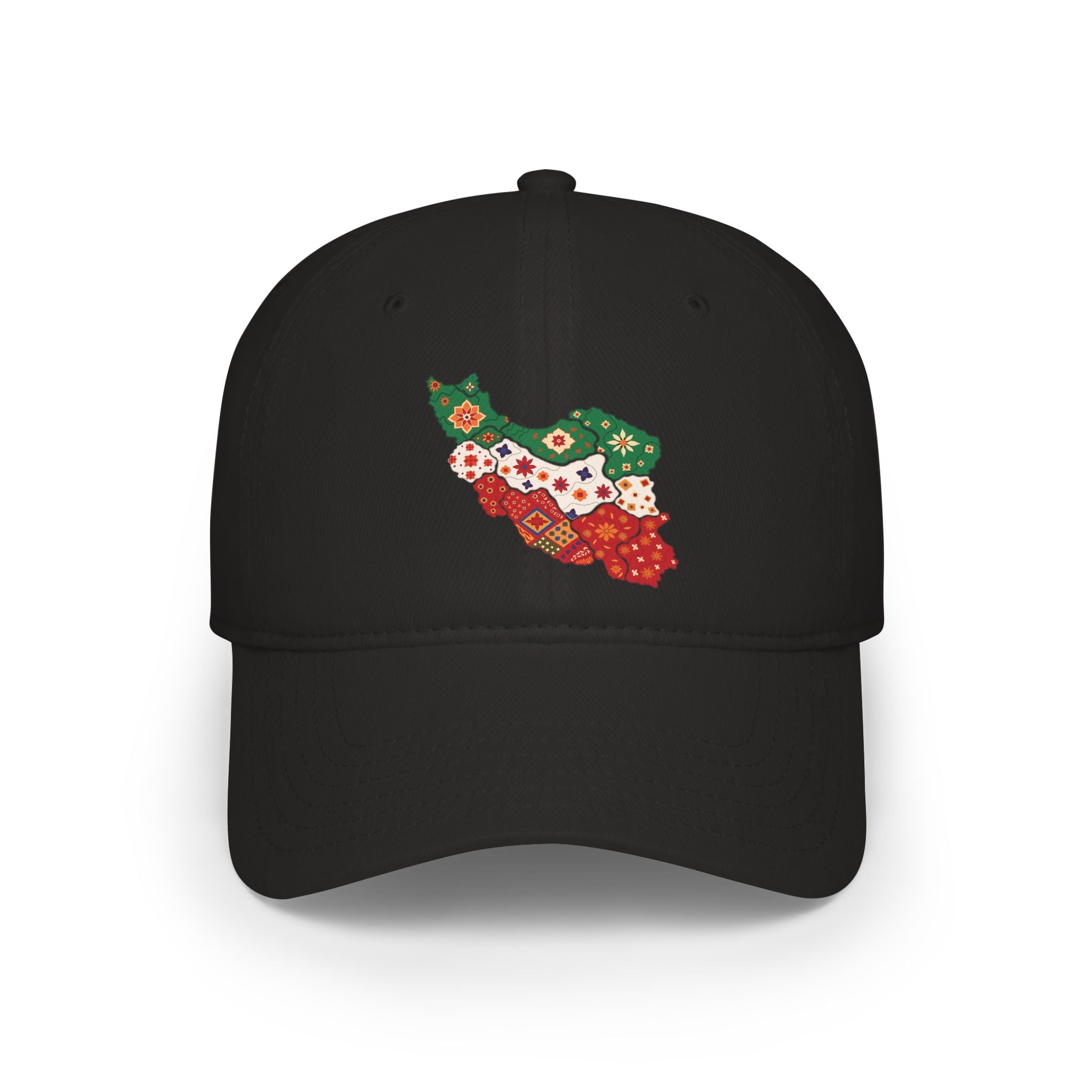Iran Map Baseball Cap