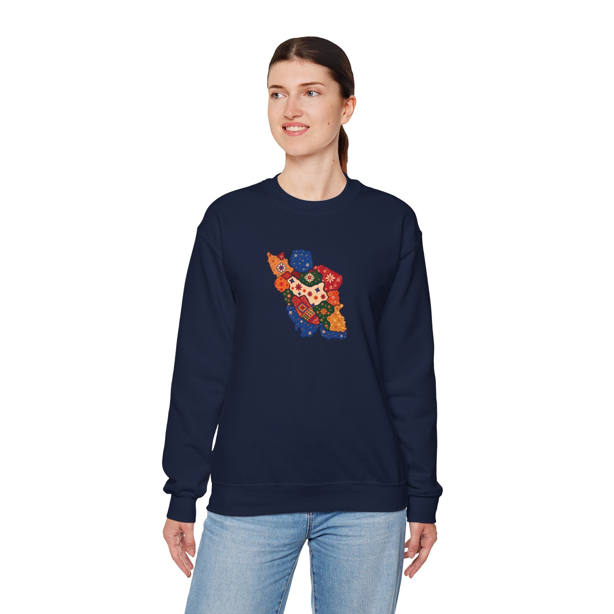 Persian Pattern Map Sweatshirt- Unisex