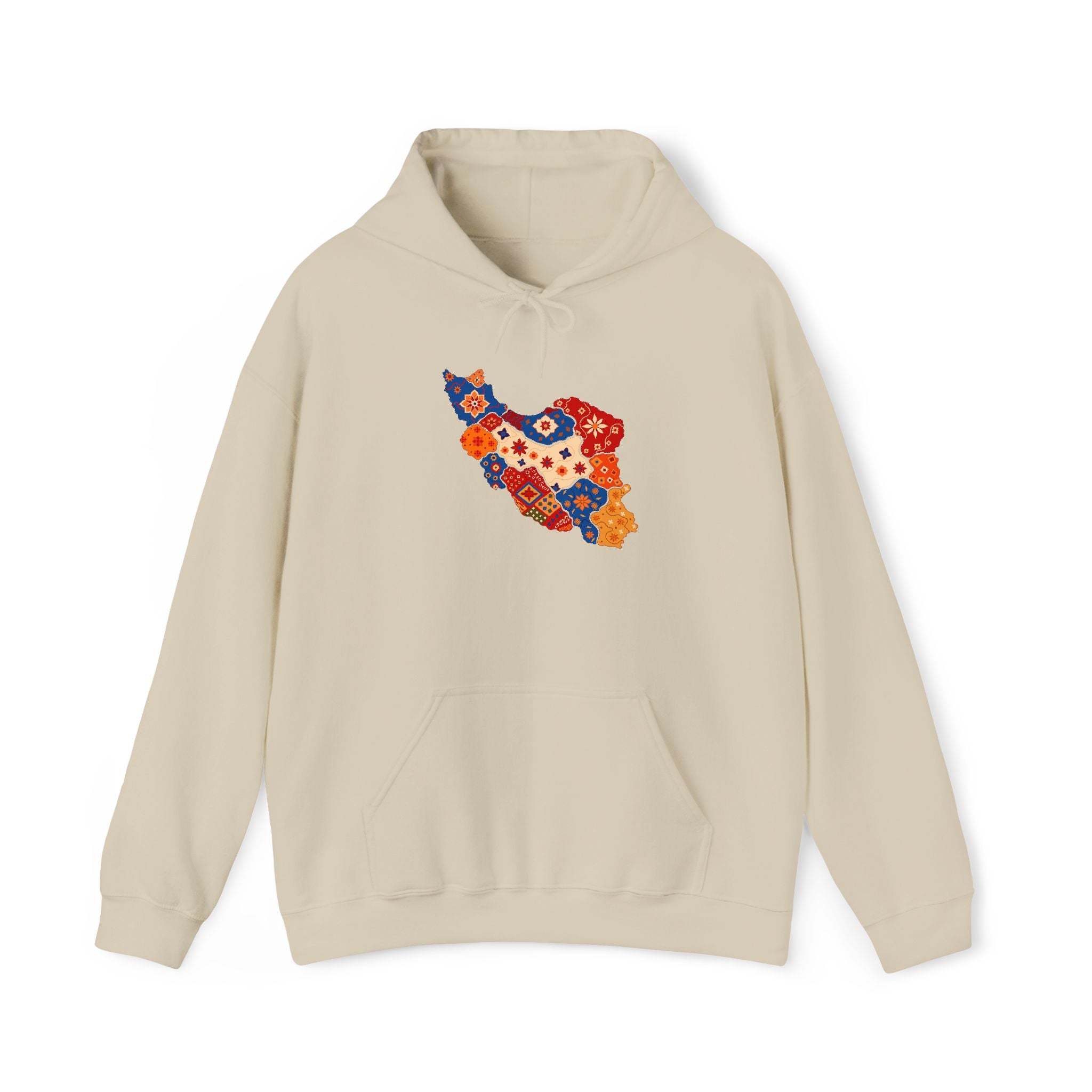 Persian pattern Map Hoodie