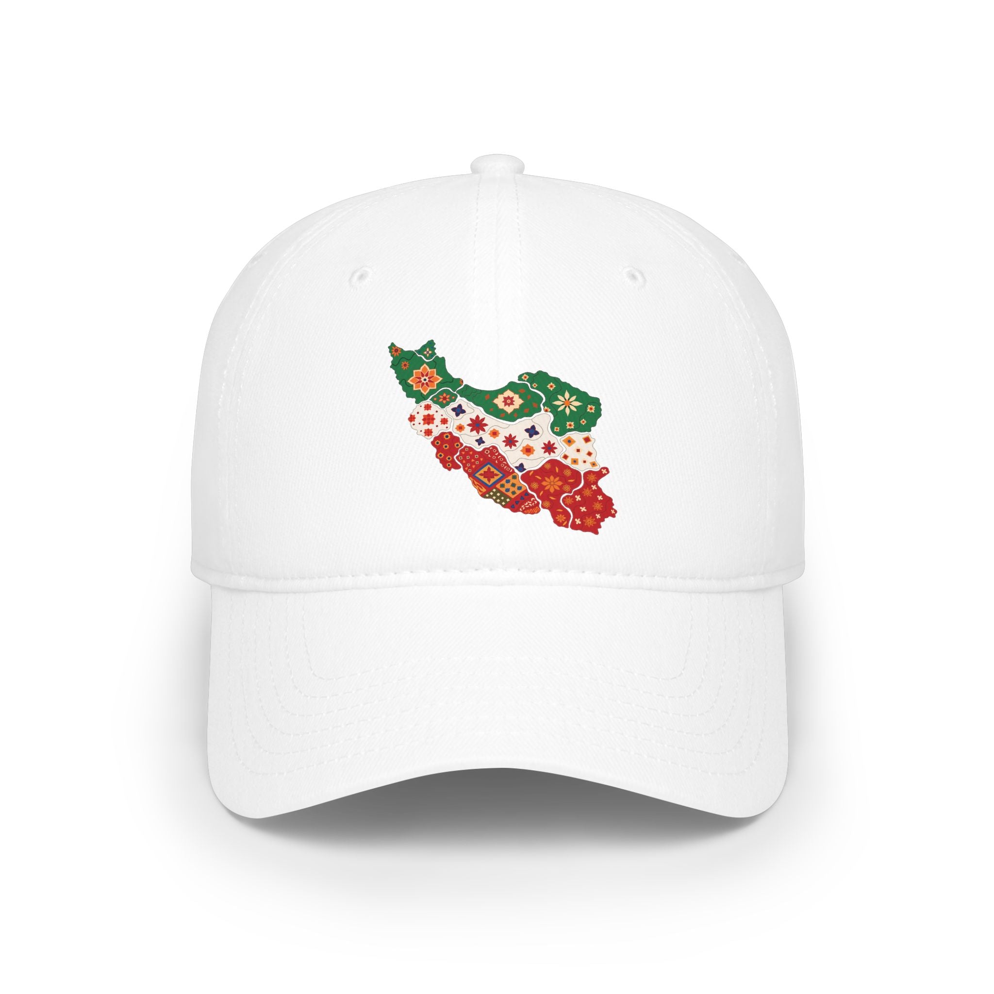 Iran Map Baseball Cap