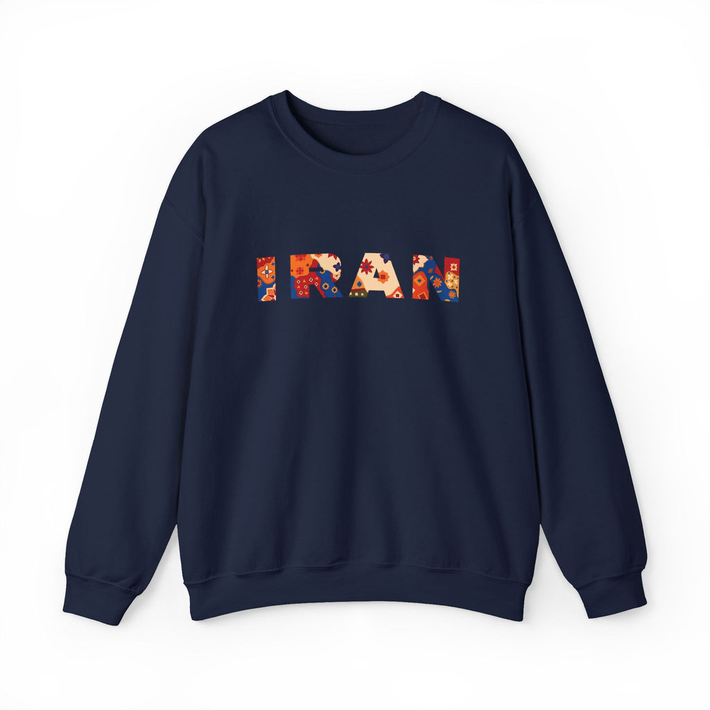 Retro Floral 'IRAN' Pullover