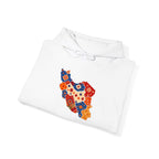 Persian pattern Map Hoodie