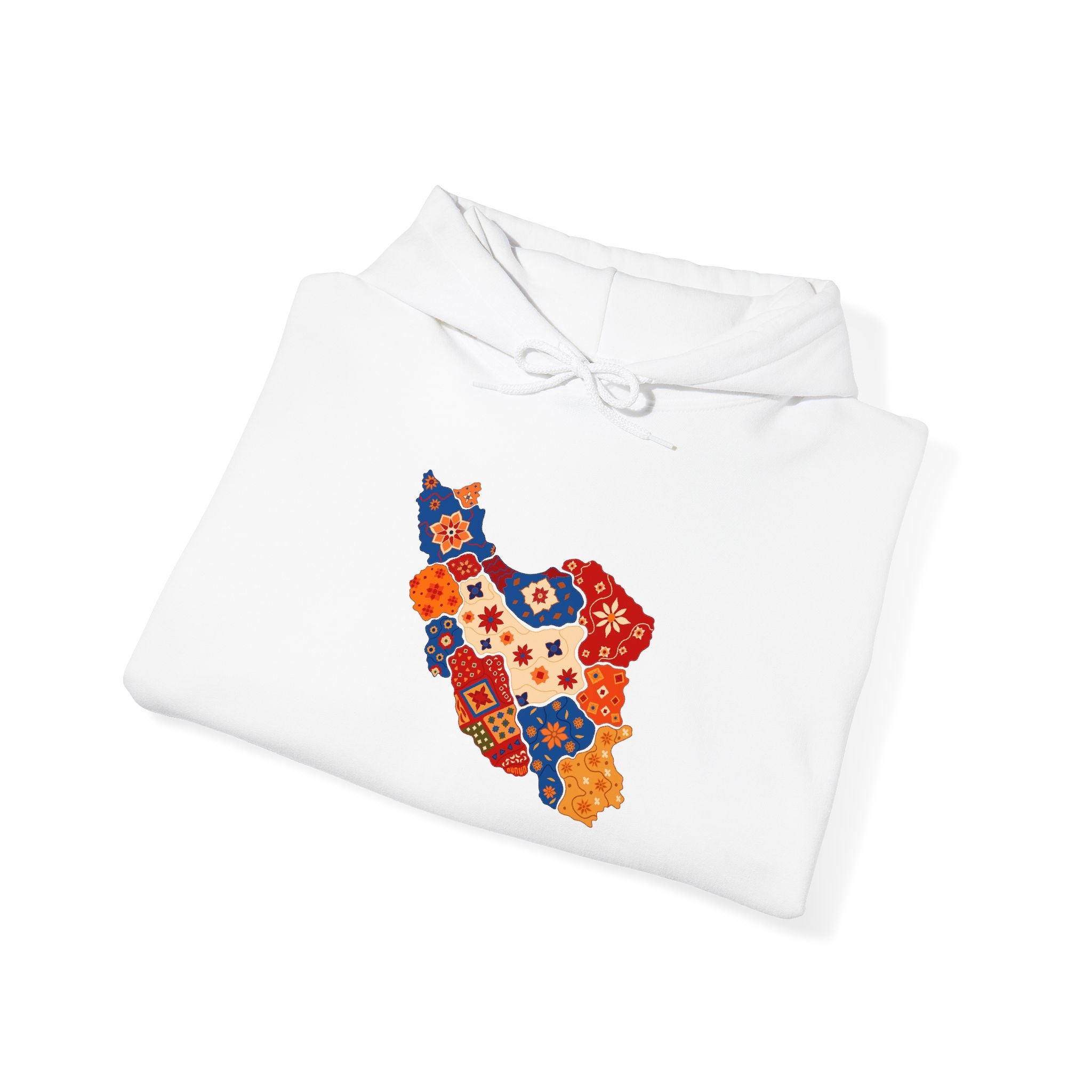 Persian pattern Map Hoodie