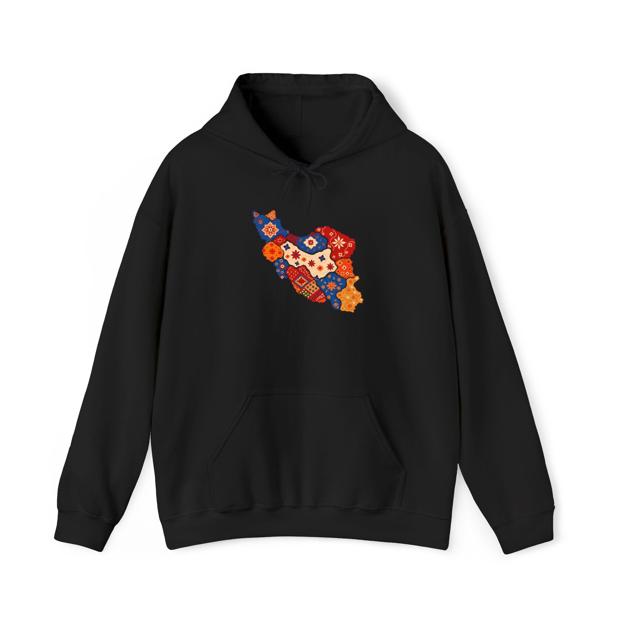 Persian pattern Map Hoodie