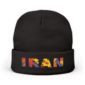 Iran Embroidered Knit Beanie