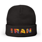 Iran Embroidered Knit Beanie